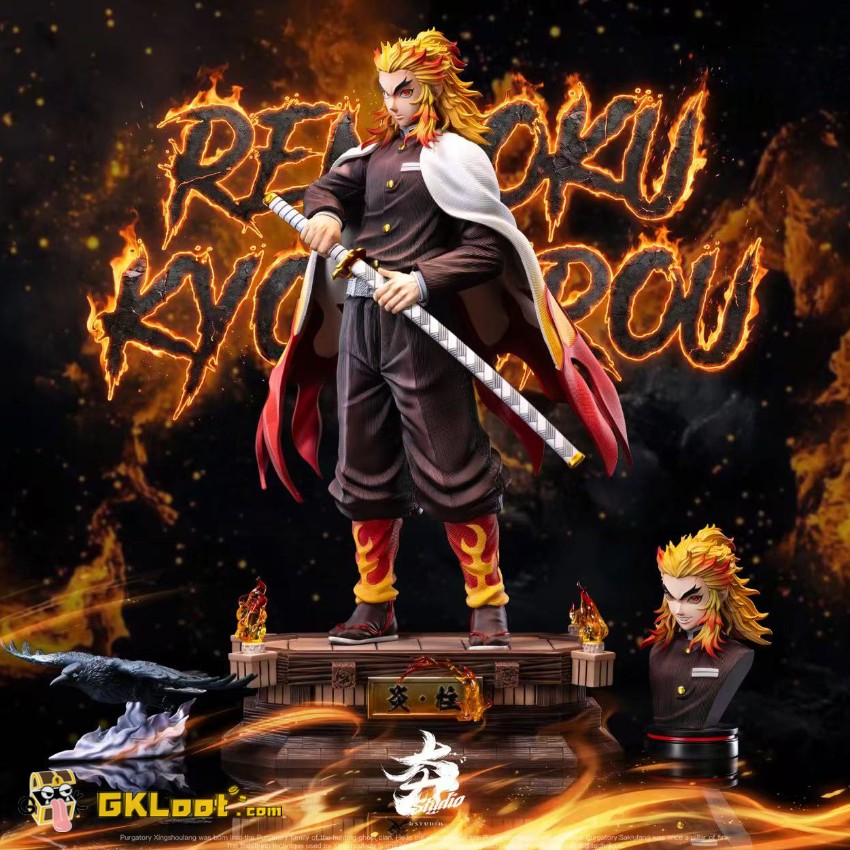 Hang Studio 1/6 Demon Slayer Rengoku Kyoujurou Statue - View 1 Hang Studio 1/6 Demon Slayer Rengoku Kyoujurou Statue - View 1