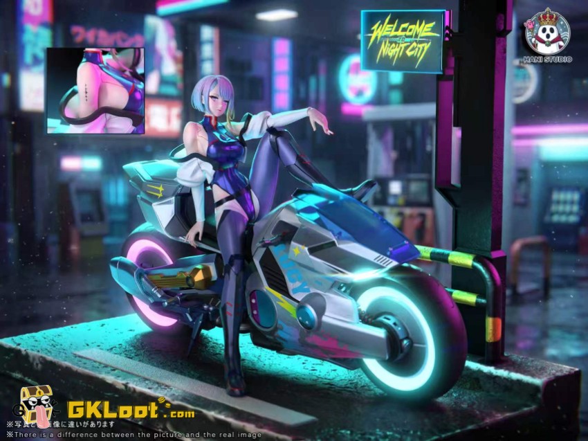 HANI Studio 1/6 Cyberpunk: Edgerunners Lucyna Kushinada Statue - View 3 HANI Studio 1/6 Cyberpunk: Edgerunners Lucyna Kushinada Statue - View 3
