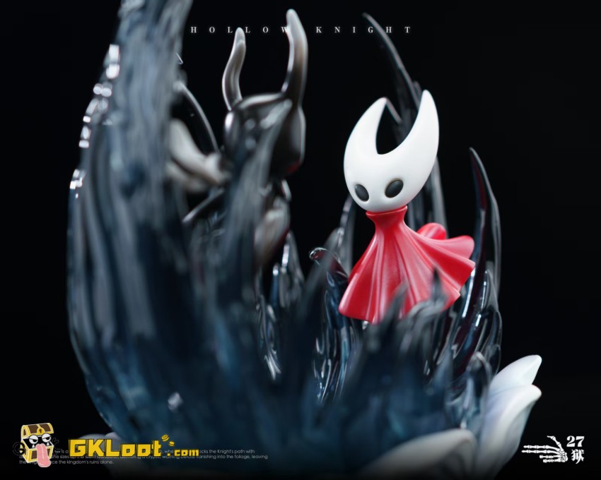 27 Abyss Studio Hollow Knight The Knight & Hornet Statue w/ LED - View 4 27 Abyss Studio Hollow Knight The Knight & Hornet Statue w/ LED - View 4