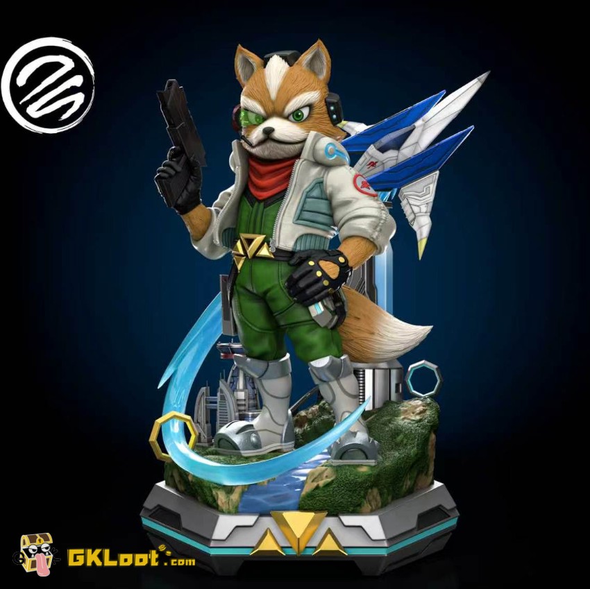 Dream Studio 1/4 Star Fox Fox McCloud Statue - View 1 Dream Studio 1/4 Star Fox Fox McCloud Statue - View 1