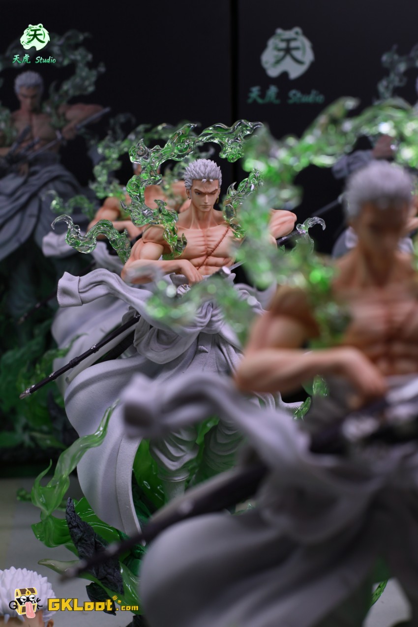 Tian Hu Studio One Piece Roronoa Zoro Statue w/ LED - View 2 Tian Hu Studio One Piece Roronoa Zoro Statue w/ LED - View 2