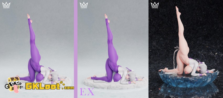Crown Studio 1/6 Re:Zero - Starting Life in Another World Emilia Statue - View 2 Crown Studio 1/6 Re:Zero - Starting Life in Another World Emilia Statue - View 2