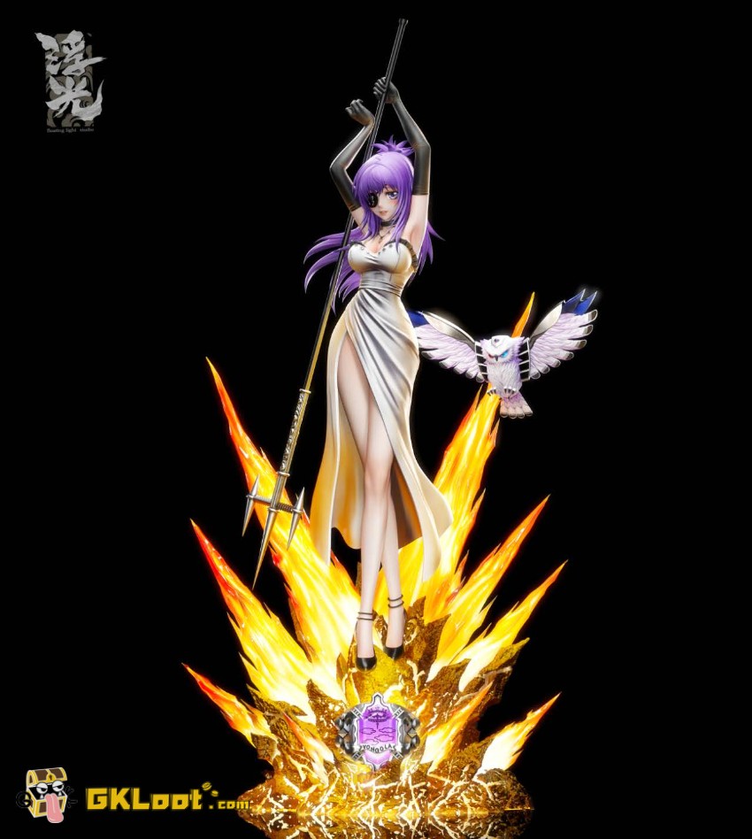 Floating Light Studio 1/6 Hitman Reborn Chrome Dokuro Statue w/ LED - View 3 Floating Light Studio 1/6 Hitman Reborn Chrome Dokuro Statue w/ LED - View 3