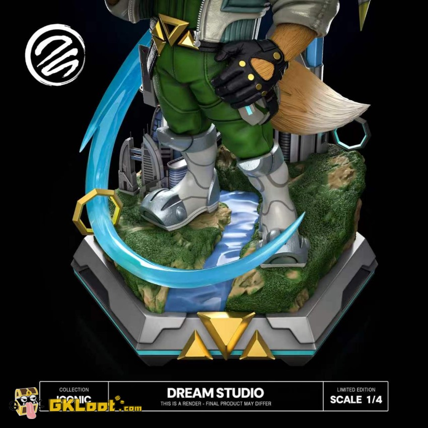 Dream Studio 1/4 Star Fox Fox McCloud Statue - View 7 Dream Studio 1/4 Star Fox Fox McCloud Statue - View 7