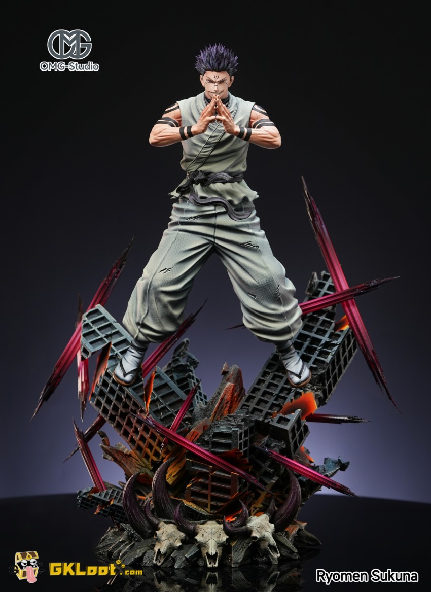 OMG Studio 1/6 Jujutsu Kaisen Ryomen Sukuna Statue - View 7 OMG Studio 1/6 Jujutsu Kaisen Ryomen Sukuna Statue - View 7