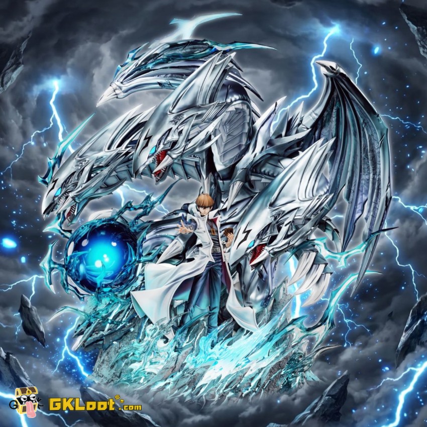 Dreammaker Studio Yu-Gi-Oh! Seto Kaiba & Blue-Eyes Ultimate Dragon Statue w/ LED - View 1 Dreammaker Studio Yu-Gi-Oh! Seto Kaiba & Blue-Eyes Ultimate Dragon Statue w/ LED - View 1