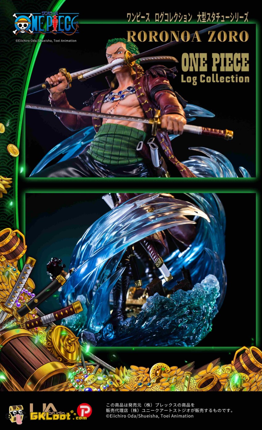 Unique Art Studio 1/6 One Piece Licensed Roronoa Zoro Statue - View 7 Unique Art Studio 1/6 One Piece Licensed Roronoa Zoro Statue - View 7