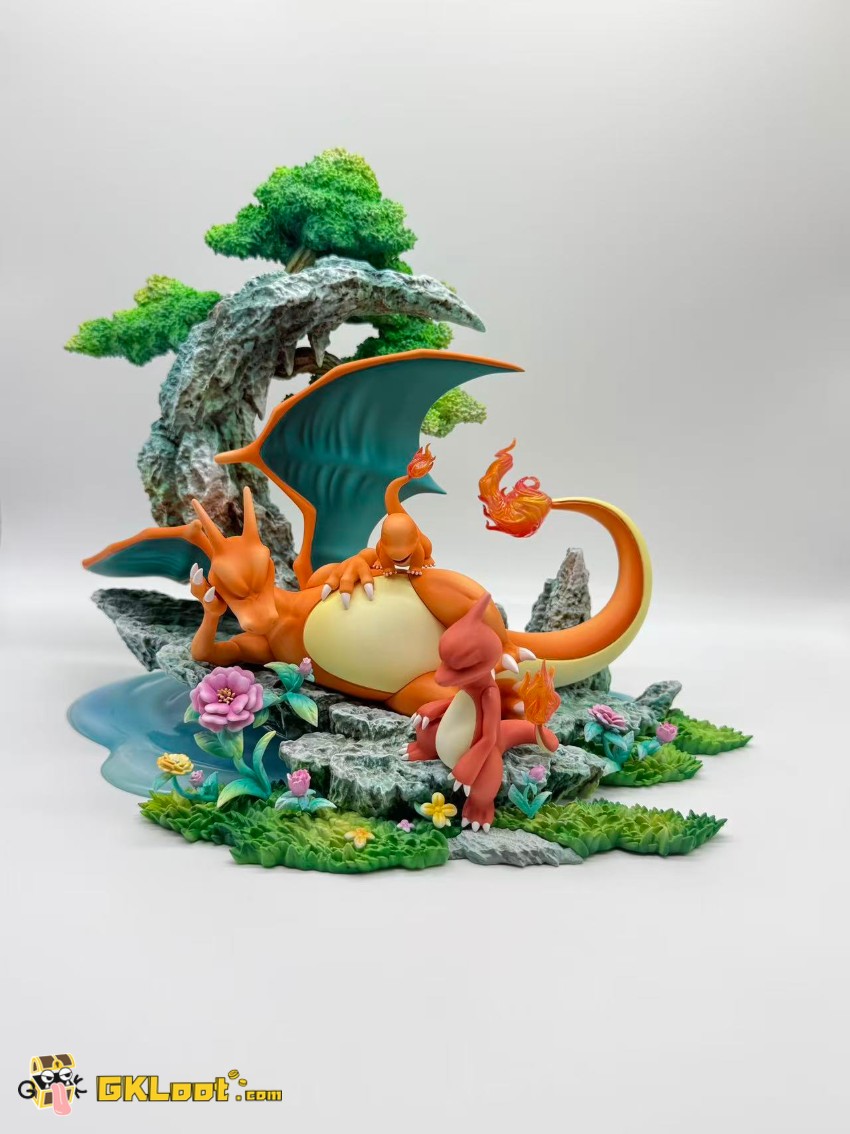 Chen Guang Studio Pokémon Charmander & Charmeleon & Charizard Statue - View 12 Chen Guang Studio Pokémon Charmander & Charmeleon & Charizard Statue - View 12