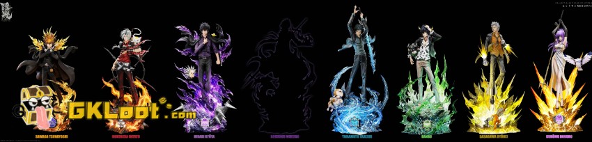 Floating Light Studio 1/6 Hitman Reborn Chrome Dokuro Statue w/ LED - View 8 Floating Light Studio 1/6 Hitman Reborn Chrome Dokuro Statue w/ LED - View 8