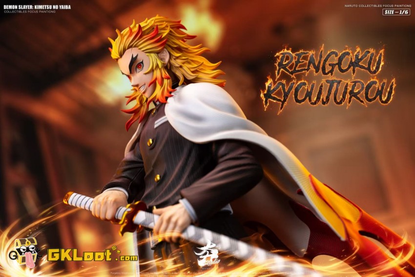 Hang Studio 1/6 Demon Slayer Rengoku Kyoujurou Statue - View 8 Hang Studio 1/6 Demon Slayer Rengoku Kyoujurou Statue - View 8