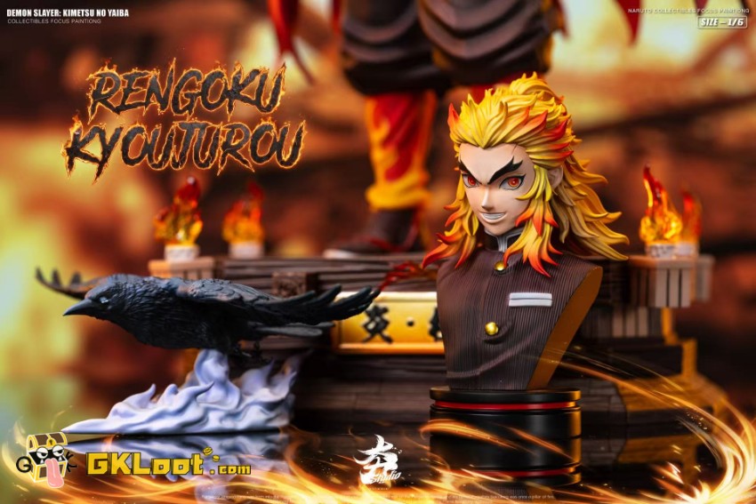Hang Studio 1/6 Demon Slayer Rengoku Kyoujurou Statue - View 9 Hang Studio 1/6 Demon Slayer Rengoku Kyoujurou Statue - View 9
