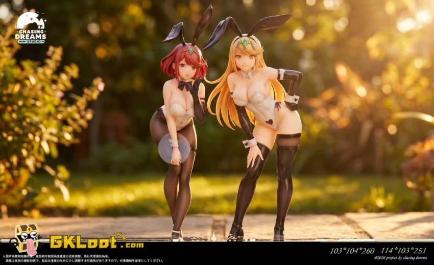 CHASING DREAMS Studio 1/6 Xenoblade Chronicles Mythra & Pyra Statue - View 11 CHASING DREAMS Studio 1/6 Xenoblade Chronicles Mythra & Pyra Statue - View 11