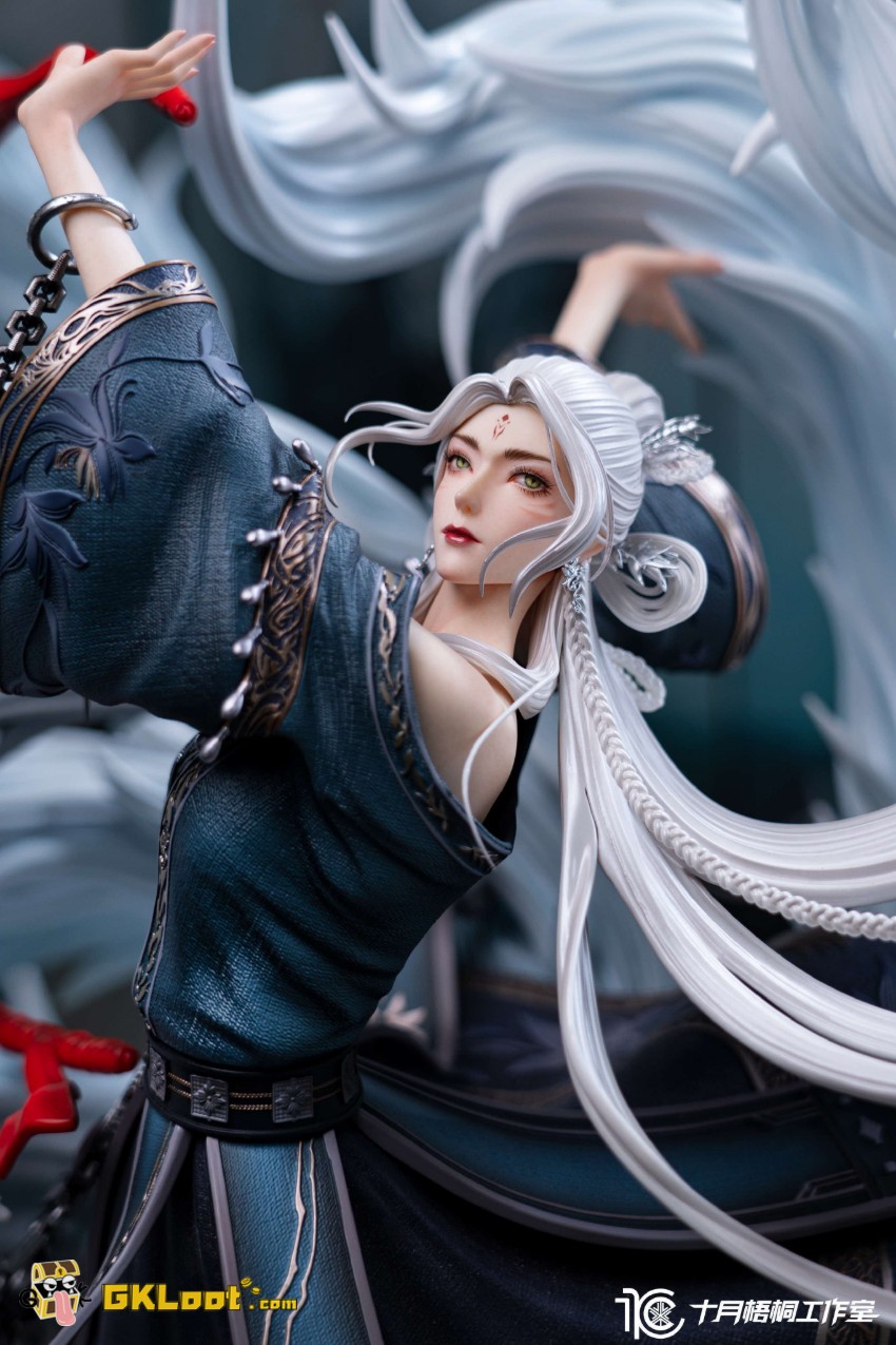Shi Yue Wu Tong Studio 1/4 Jade Dynasty Licensed Xiao Bai Statue - View 5 Shi Yue Wu Tong Studio 1/4 Jade Dynasty Licensed Xiao Bai Statue - View 5