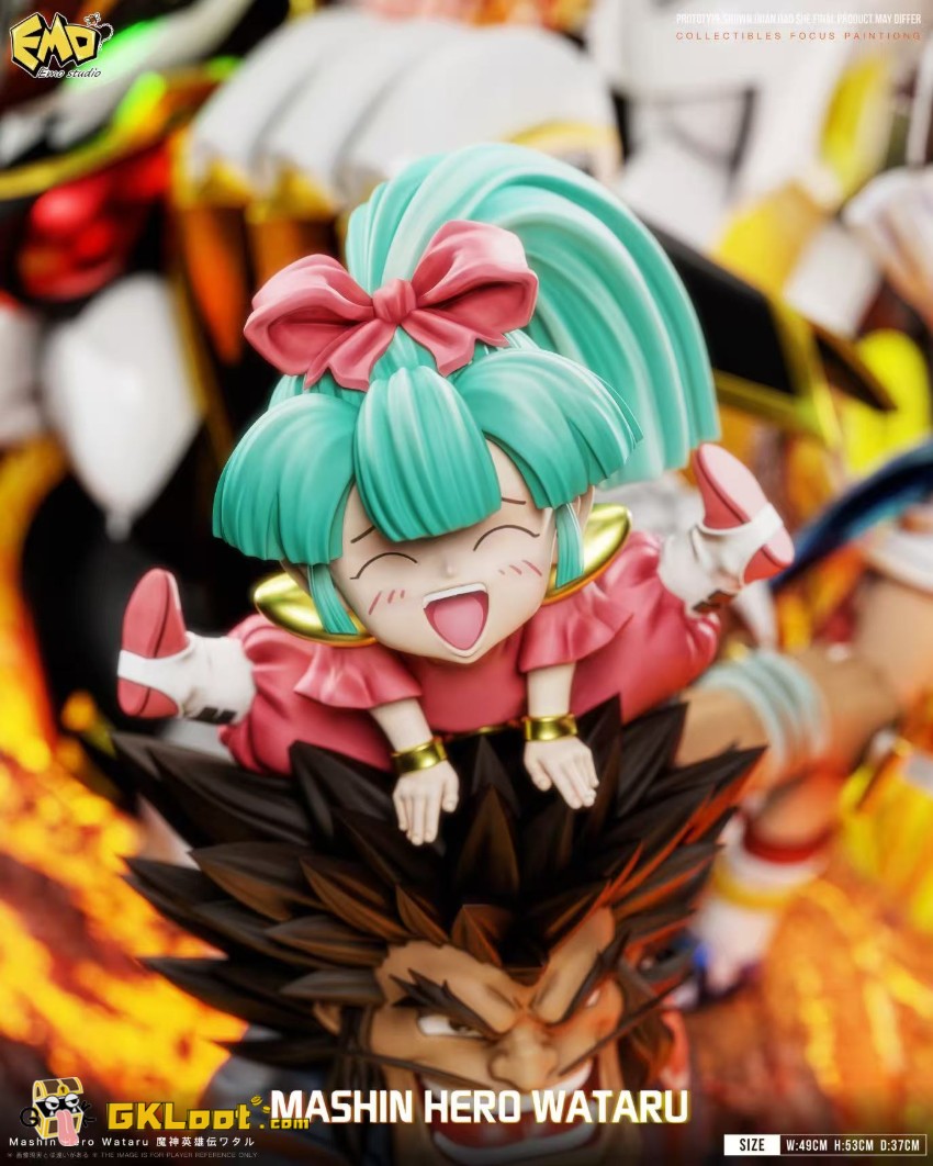 EMO Studio Mashin Hero Wataru Wataru Ikusabe Statue w/ LED - View 8 EMO Studio Mashin Hero Wataru Wataru Ikusabe Statue w/ LED - View 8
