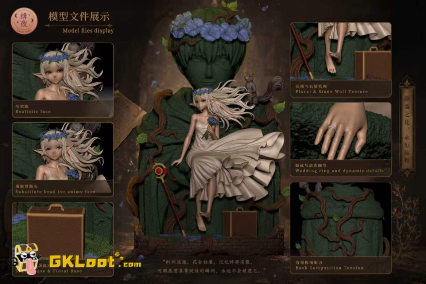Scarlet Studio 1/6 Frieren: Beyond Journey's End Frieren & Himmel Statue - View 4 Scarlet Studio 1/6 Frieren: Beyond Journey's End Frieren & Himmel Statue - View 4