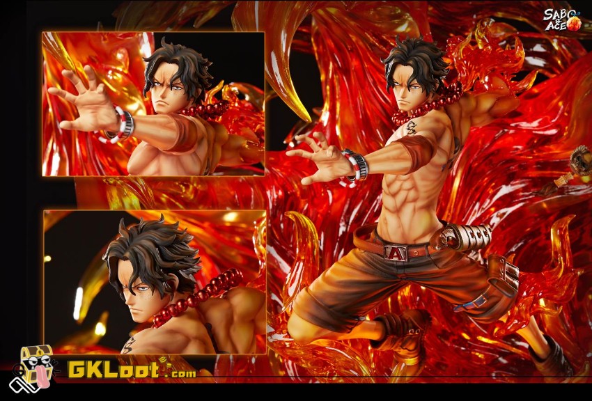 Infinite Studio One Piece Sabo & Portgas D. Ace Statue w/ LED - View 8 Infinite Studio One Piece Sabo & Portgas D. Ace Statue w/ LED - View 8