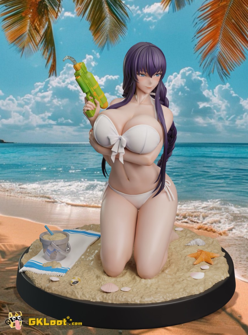 Zi Ye Studio 1/7 Highschool of the Dead Saeko Busujima Statue - View 3 Zi Ye Studio 1/7 Highschool of the Dead Saeko Busujima Statue - View 3