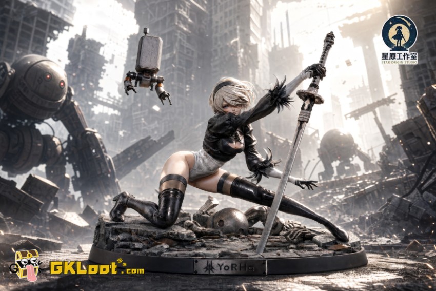 Star Origin Studio NieR:Automata YoRHa No. 2 Type B Statue - View 2 Star Origin Studio NieR:Automata YoRHa No. 2 Type B Statue - View 2
