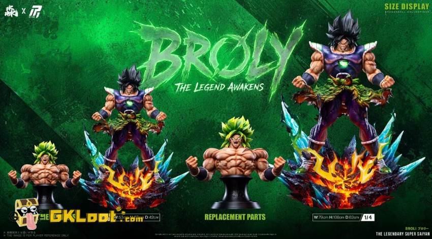 Miao & TOP1 Studio Dragon Ball Broly Statue - View 3 Miao & TOP1 Studio Dragon Ball Broly Statue - View 3