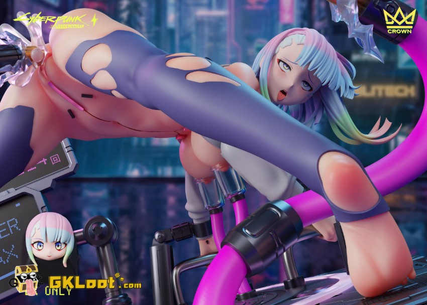 Crown Studio 1/6 Cyberpunk: Edgerunners Lucyna Kushinada Statue - View 10 Crown Studio 1/6 Cyberpunk: Edgerunners Lucyna Kushinada Statue - View 10
