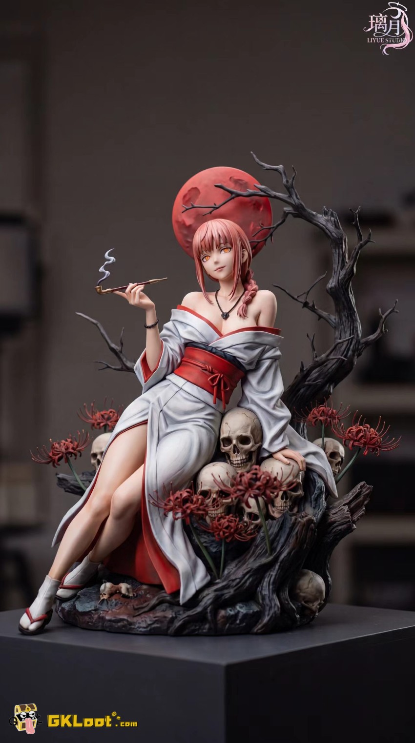Li Yue Studio 1/6 Chainsaw Man Makima Statue - View 2 Li Yue Studio 1/6 Chainsaw Man Makima Statue - View 2