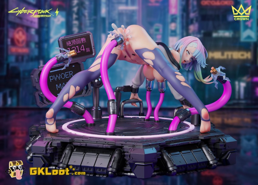 Crown Studio 1/6 Cyberpunk: Edgerunners Lucyna Kushinada Statue - View 6 Crown Studio 1/6 Cyberpunk: Edgerunners Lucyna Kushinada Statue - View 6