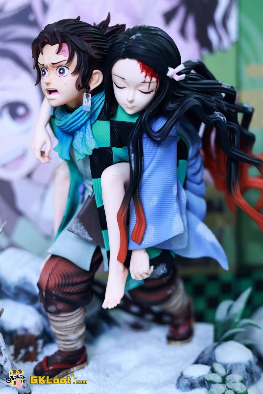 Saoirse Studio 1/6 Demon Slayer Kamado Tanjirou & Kamado Nezuko Statue - View 1 Saoirse Studio 1/6 Demon Slayer Kamado Tanjirou & Kamado Nezuko Statue - View 1