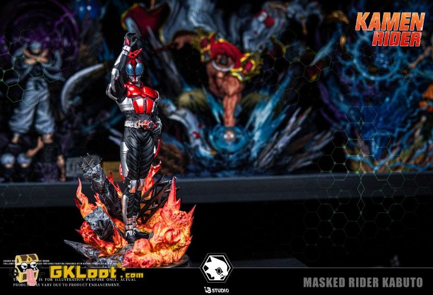 LB Studio Kamen Rider Kabuto Rider Form Statue - View 7 LB Studio Kamen Rider Kabuto Rider Form Statue - View 7