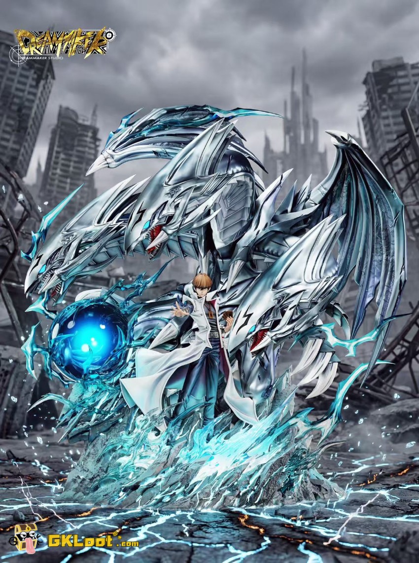 Dreammaker Studio Yu-Gi-Oh! Seto Kaiba & Blue-Eyes Ultimate Dragon Statue w/ LED - View 1 Dreammaker Studio Yu-Gi-Oh! Seto Kaiba & Blue-Eyes Ultimate Dragon Statue w/ LED - View 1
