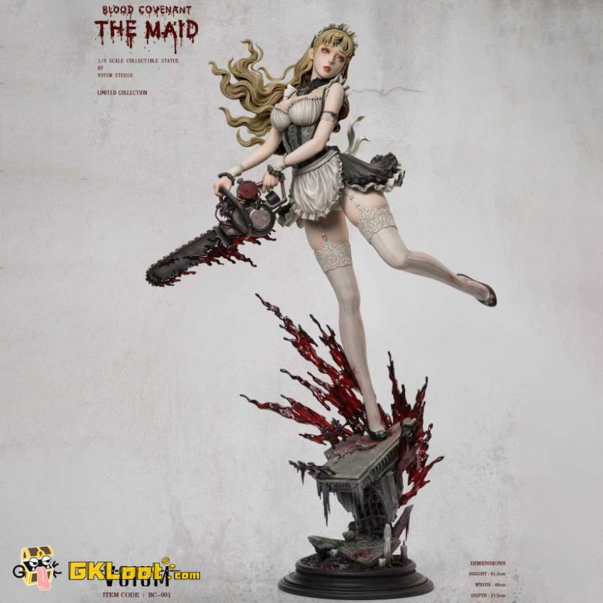 Votum Studio 1/4 Original Blood Pact: Maid Statue - View 1 Votum Studio 1/4 Original Blood Pact: Maid Statue - View 1