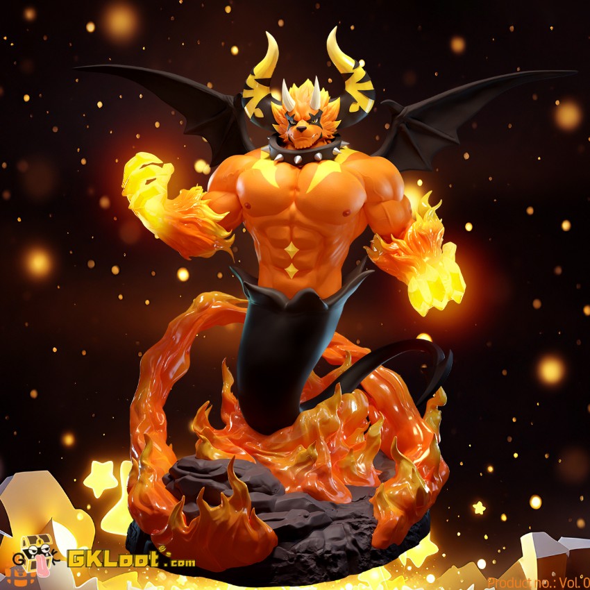 Shibadon Studio 1/6 Roco Kingdom Huoshen Statue w/ LED - View 1 Shibadon Studio 1/6 Roco Kingdom Huoshen Statue w/ LED - View 1