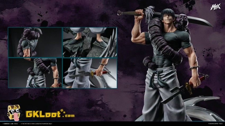 Max Studio 1/6 Jujutsu Kaisen Toji Fushiguro Statue - View 6 Max Studio 1/6 Jujutsu Kaisen Toji Fushiguro Statue - View 6