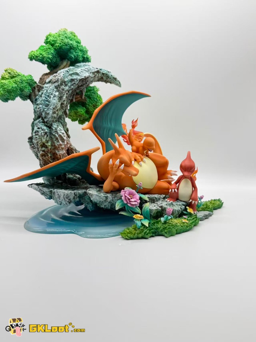 Chen Guang Studio Pokémon Charmander & Charmeleon & Charizard Statue - View 8 Chen Guang Studio Pokémon Charmander & Charmeleon & Charizard Statue - View 8