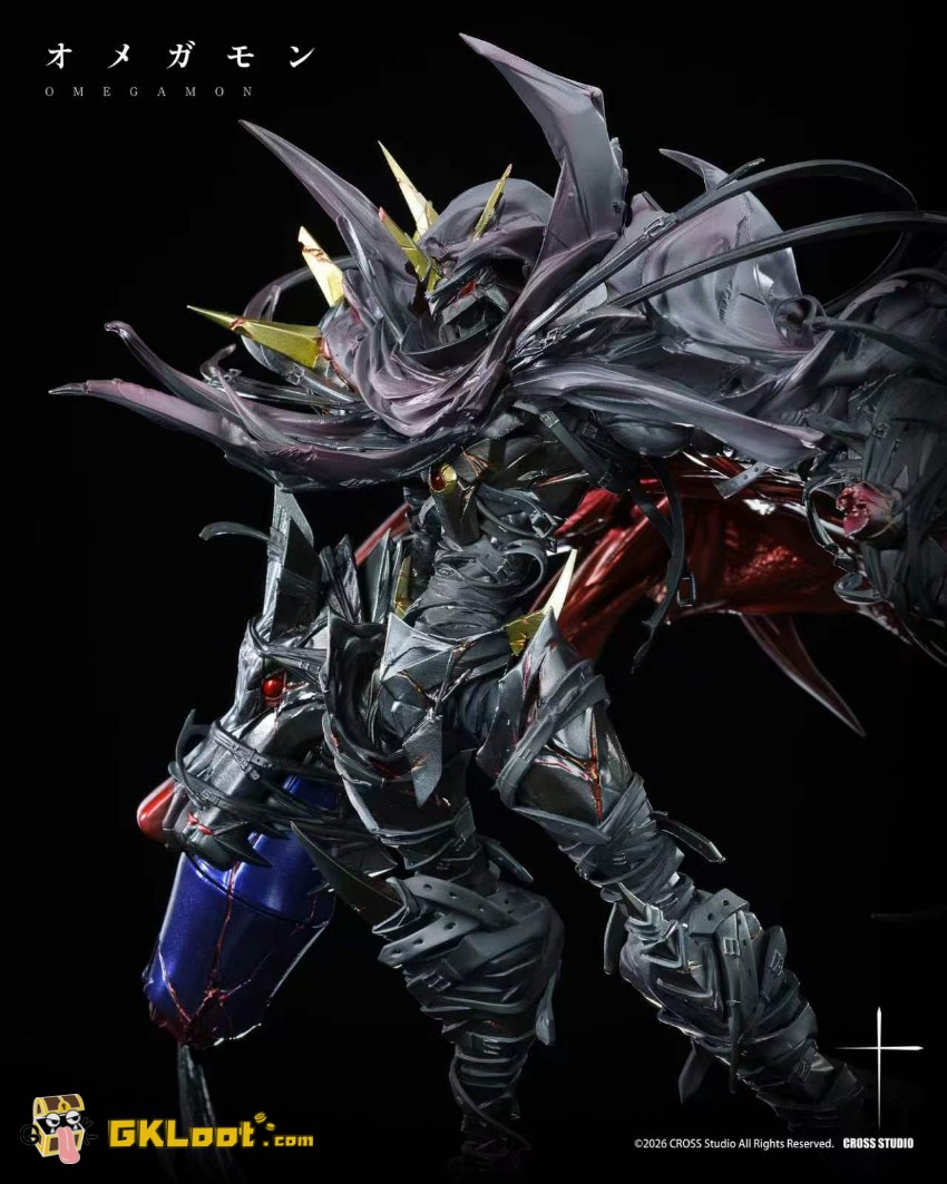 Cross Studio Digimon Adventure Omegamon Zwart Defeat Statue - View 9 Cross Studio Digimon Adventure Omegamon Zwart Defeat Statue - View 9