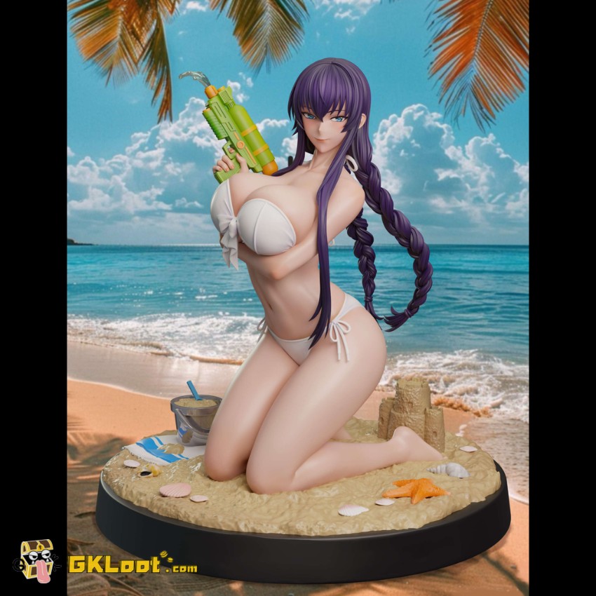 Zi Ye Studio 1/7 Highschool of the Dead Saeko Busujima Statue - View 1 Zi Ye Studio 1/7 Highschool of the Dead Saeko Busujima Statue - View 1