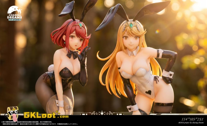 CHASING DREAMS Studio 1/6 Xenoblade Chronicles Mythra & Pyra Statue - View 12 CHASING DREAMS Studio 1/6 Xenoblade Chronicles Mythra & Pyra Statue - View 12
