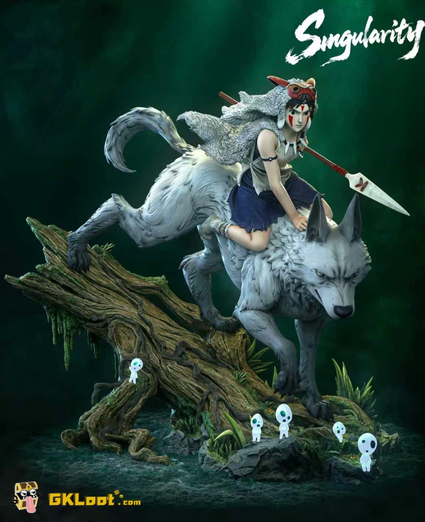 Singularity Studio 1/6 Princess Mononoke San Statue - View 3 Singularity Studio 1/6 Princess Mononoke San Statue - View 3