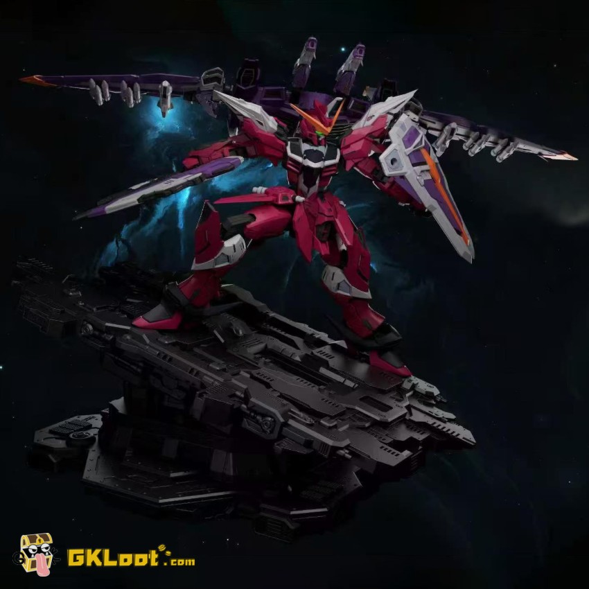 Evisuu Studio 1/55 Gundam ZGMF-X09A Justice Gundam Statue - View 1 Evisuu Studio 1/55 Gundam ZGMF-X09A Justice Gundam Statue - View 1