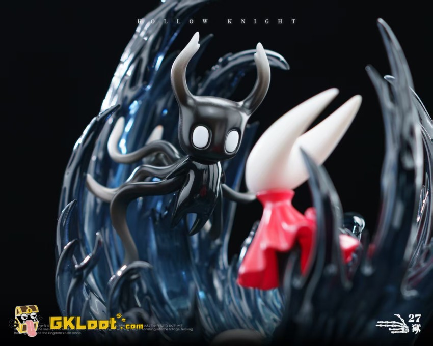 27 Abyss Studio Hollow Knight The Knight & Hornet Statue w/ LED - View 3 27 Abyss Studio Hollow Knight The Knight & Hornet Statue w/ LED - View 3