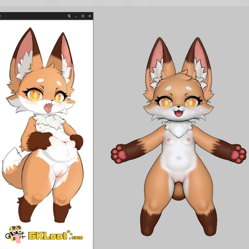 Spirit Demon Studio Original Fox - View 1 Spirit Demon Studio Original Fox - View 1