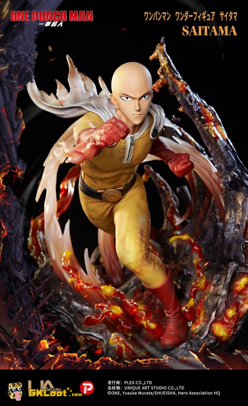 Unique Art Studio 1/6 One Punch Man Licensed Saitama Statue - View 6 Unique Art Studio 1/6 One Punch Man Licensed Saitama Statue - View 6