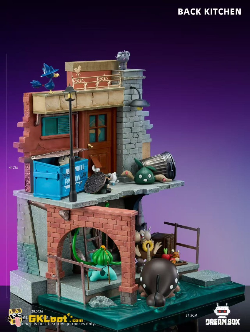 Dream Box Studio 1/20 Pokémon Urban Kitchen Sprite Statue w/ LED - View 3 Dream Box Studio 1/20 Pokémon Urban Kitchen Sprite Statue w/ LED - View 3
