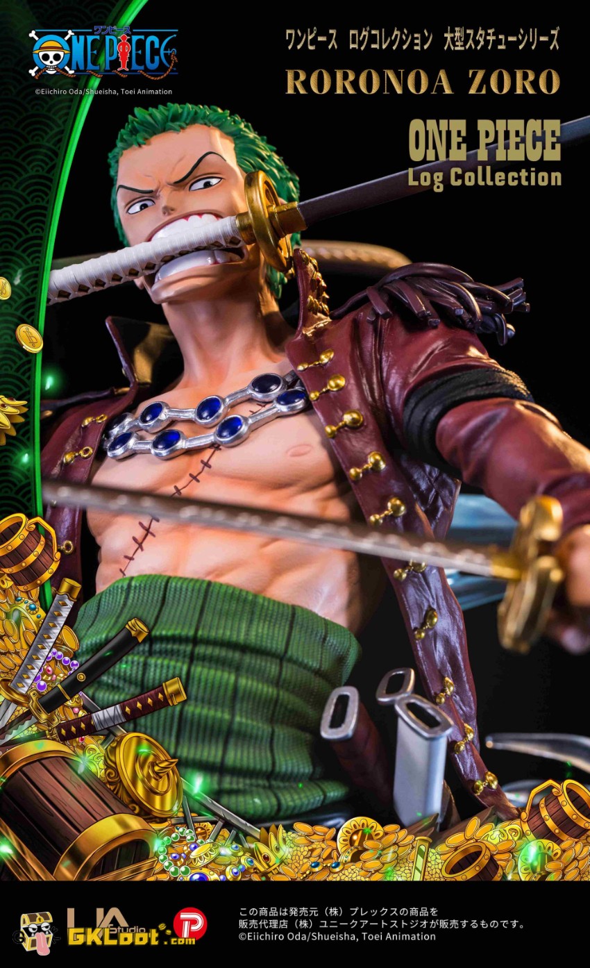 Unique Art Studio 1/6 One Piece Licensed Roronoa Zoro Statue - View 5 Unique Art Studio 1/6 One Piece Licensed Roronoa Zoro Statue - View 5