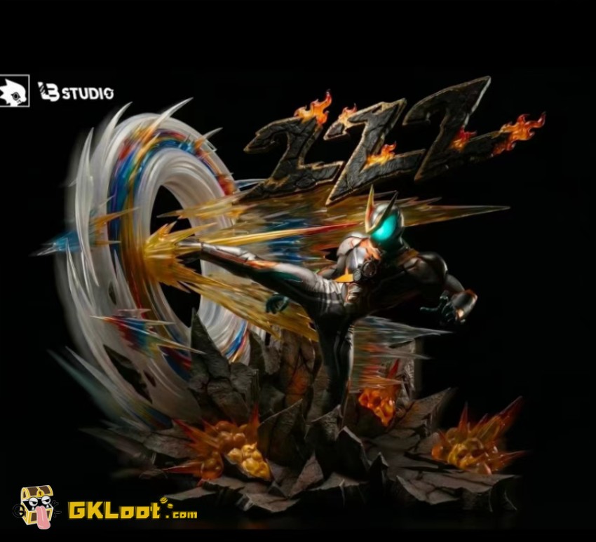 LB Studio Kamen Rider Zeztz Statue w/ LED - View 1 LB Studio Kamen Rider Zeztz Statue w/ LED - View 1