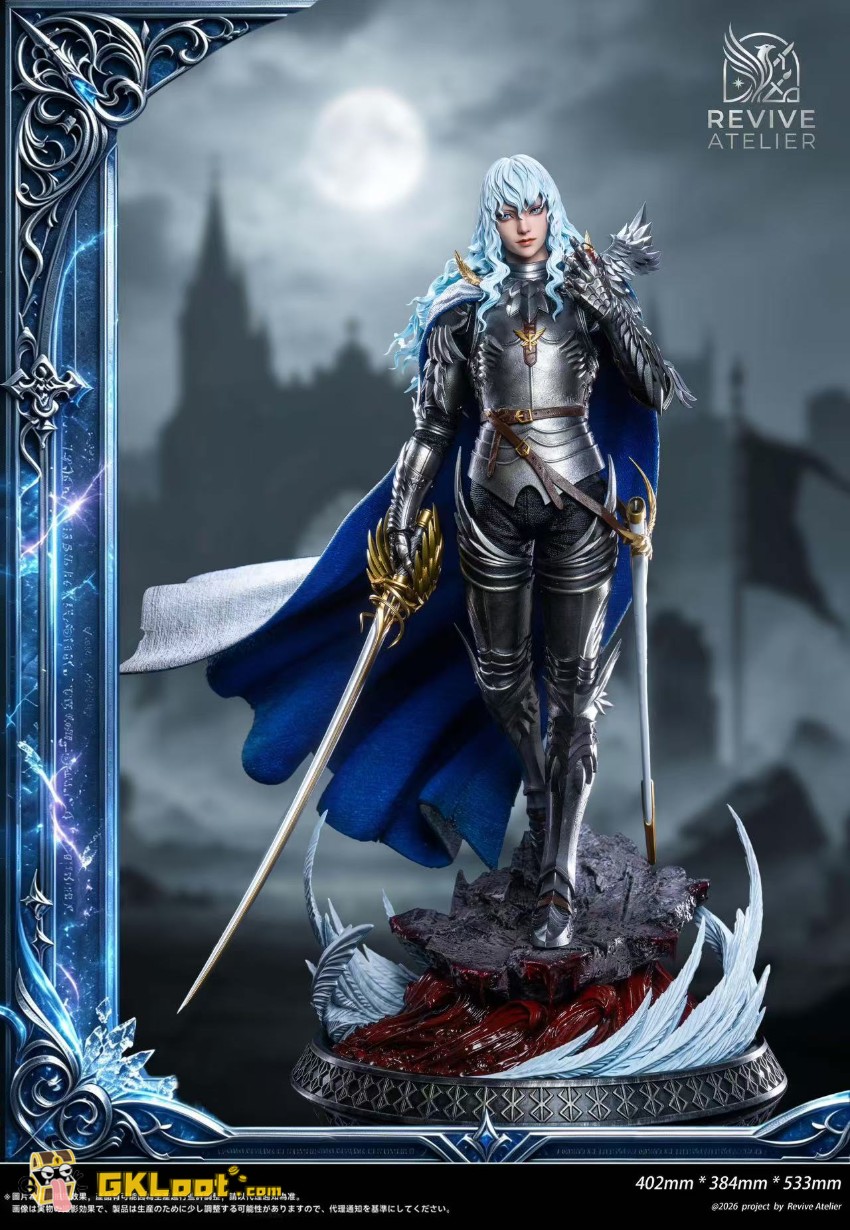 Revive Atelier Studio 1/4 Berserk Griffith Statue - View 6 Revive Atelier Studio 1/4 Berserk Griffith Statue - View 6