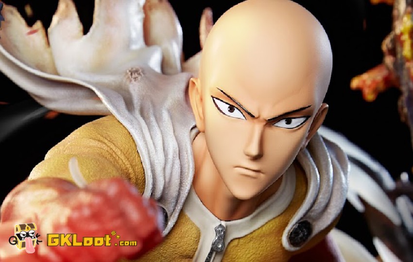 Unique Art Studio 1/6 One Punch Man Licensed Saitama Statue - View 1 Unique Art Studio 1/6 One Punch Man Licensed Saitama Statue - View 1