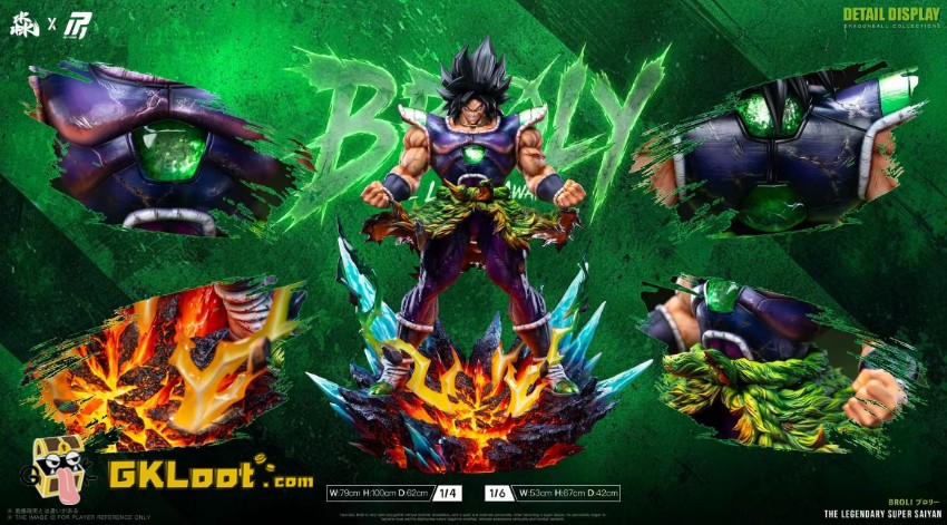 Miao & TOP1 Studio Dragon Ball Broly Statue - View 5 Miao & TOP1 Studio Dragon Ball Broly Statue - View 5