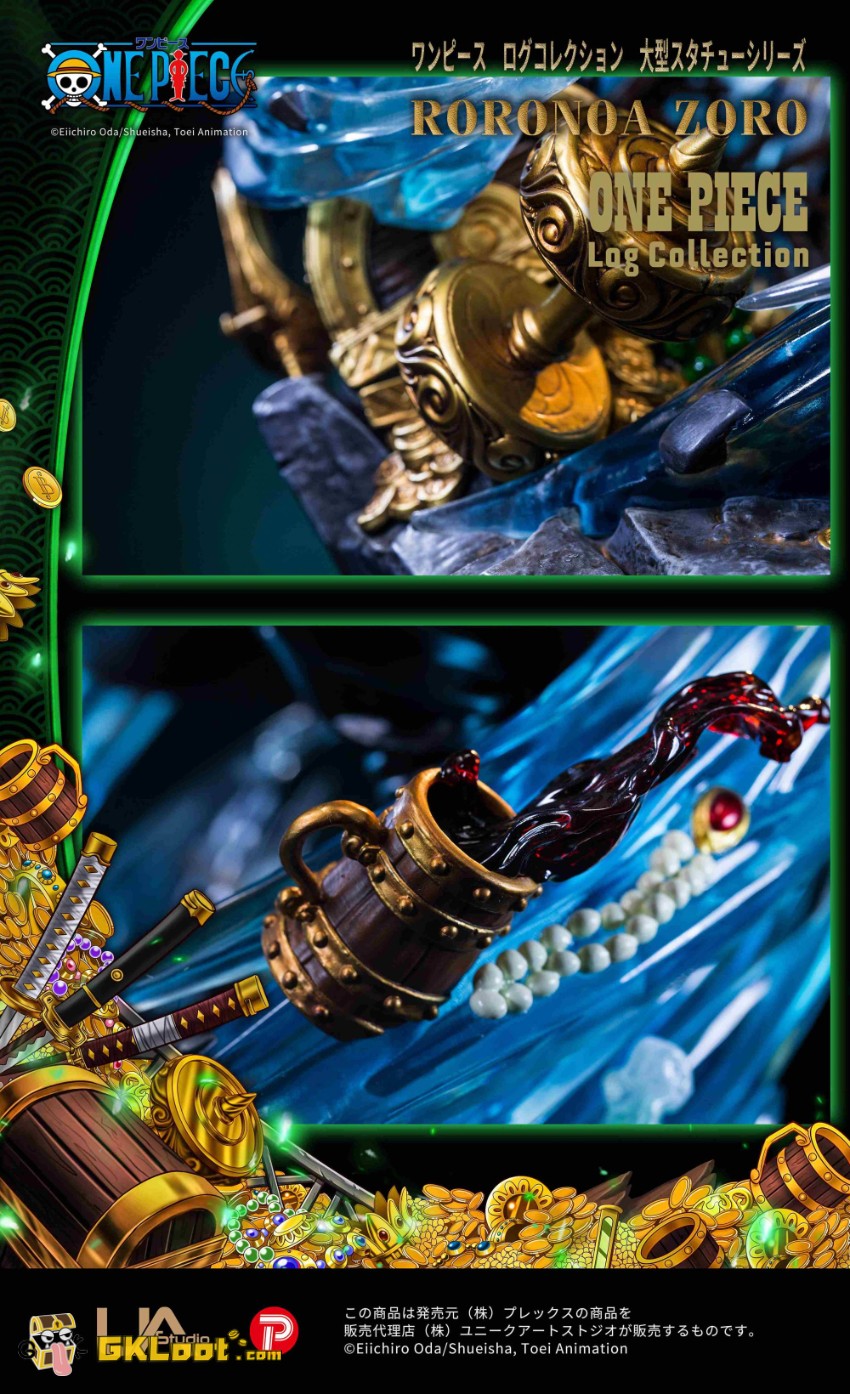 Unique Art Studio 1/6 One Piece Licensed Roronoa Zoro Statue - View 6 Unique Art Studio 1/6 One Piece Licensed Roronoa Zoro Statue - View 6