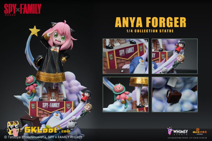 WHIMSY Studio 1/4 Spy × Family Anya Forger Statue - View 7 WHIMSY Studio 1/4 Spy × Family Anya Forger Statue - View 7
