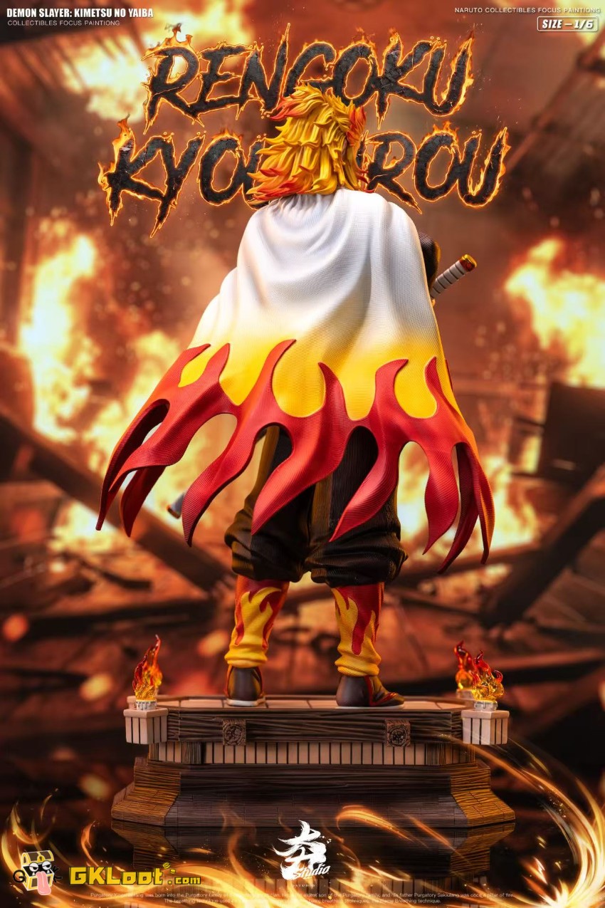 Hang Studio 1/6 Demon Slayer Rengoku Kyoujurou Statue - View 5 Hang Studio 1/6 Demon Slayer Rengoku Kyoujurou Statue - View 5